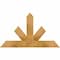 Ekena Millwork Saratoga Rough Sawn Timber Gable Bracket, Western Red Cedar, 36"W x 21"H x 2"D x 4"F, 14/12 Pitch GBW036X21X0204SAR00RWR - alternate 1